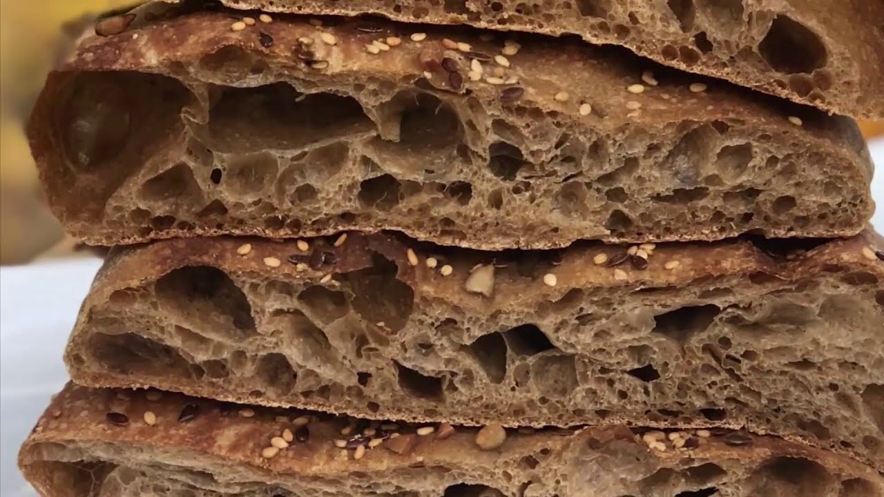 Focaccia Multicereali con biga