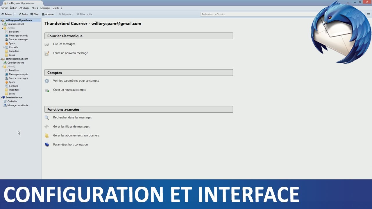 Thunderbird | Configuration et interface