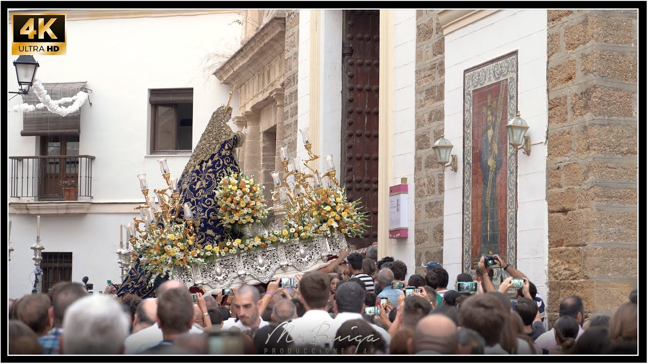 [4k] Virgen de las Penas Convento Santa María |Traslado SIC| CORONACIÓN CANÓNICA CÁDIZ 2022