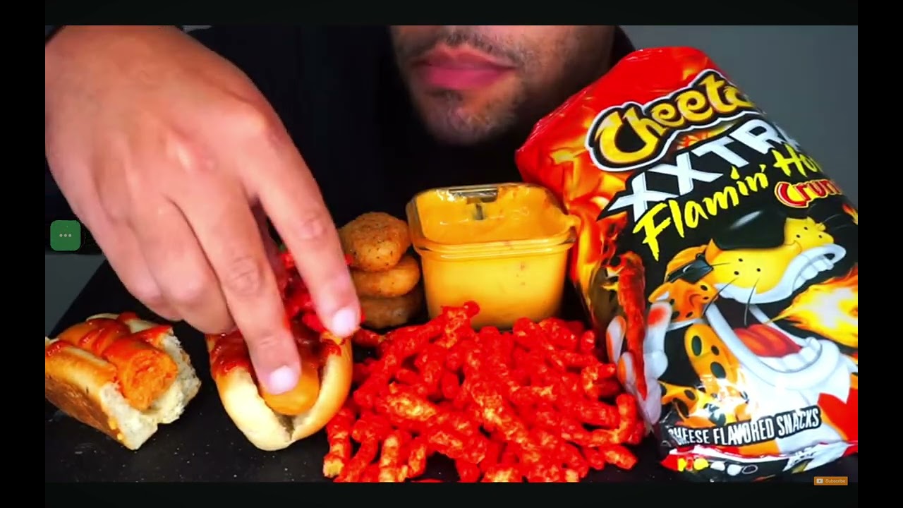 Cheetos hotdog nuggets sauce