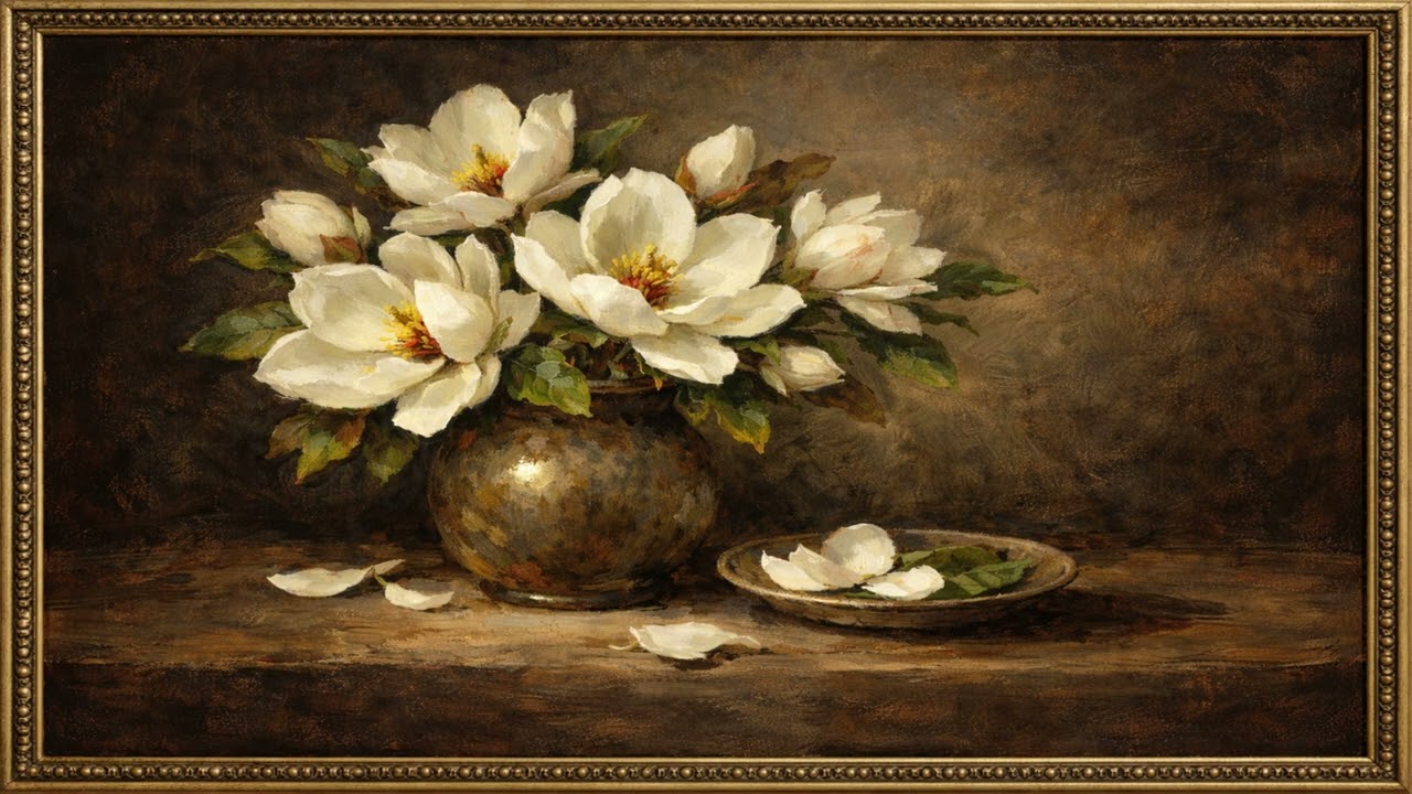 Beautiful White Magnolias