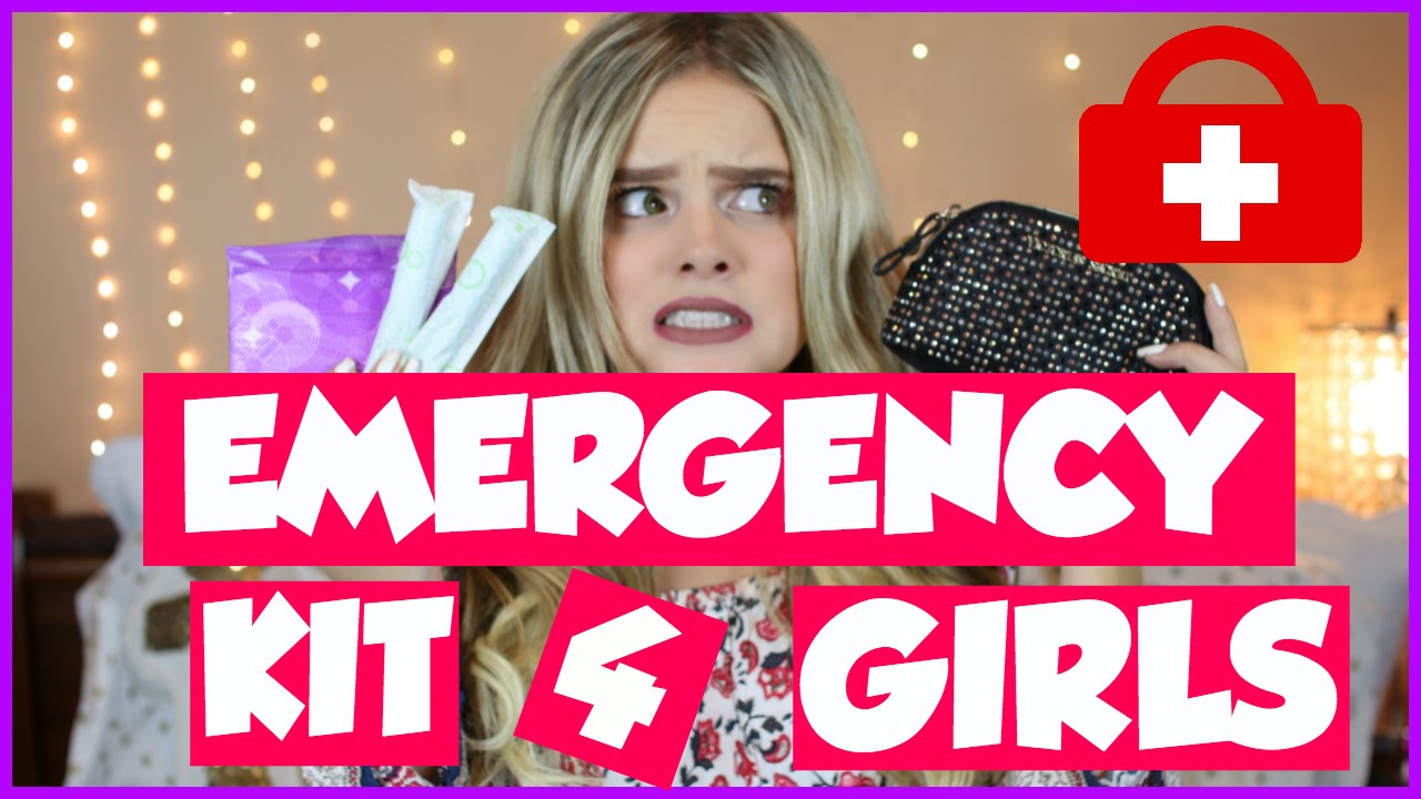 BACK TO SCHOOL EMERGENCY KIT FOR GIRLS!!!!!