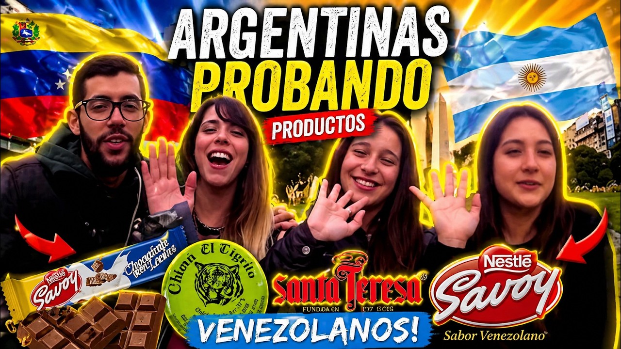 Argentinas probando productos Venezolanos | TopoMagico