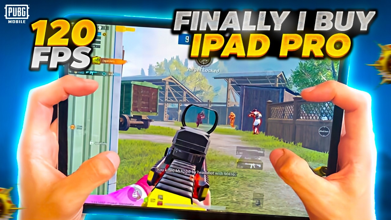 FINALY BUY NEW IPAD😍 BEST HANDCAM 4 Finger +  Gyroscop | Pubg Mobile 120FPS 🔥