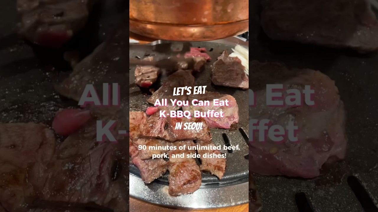 All you can eat K-BBQ in Seoul~ 🤯😍 📍도깨비그릴 종로 (Dokkaebi Grill Jongno Gwancheol Branch)