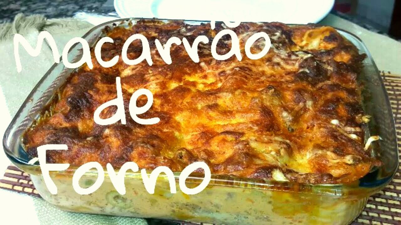 Receita SIMPLES e FÁCIL  de MACARRÃO DE FORNO DIFERENTE de Última Hora