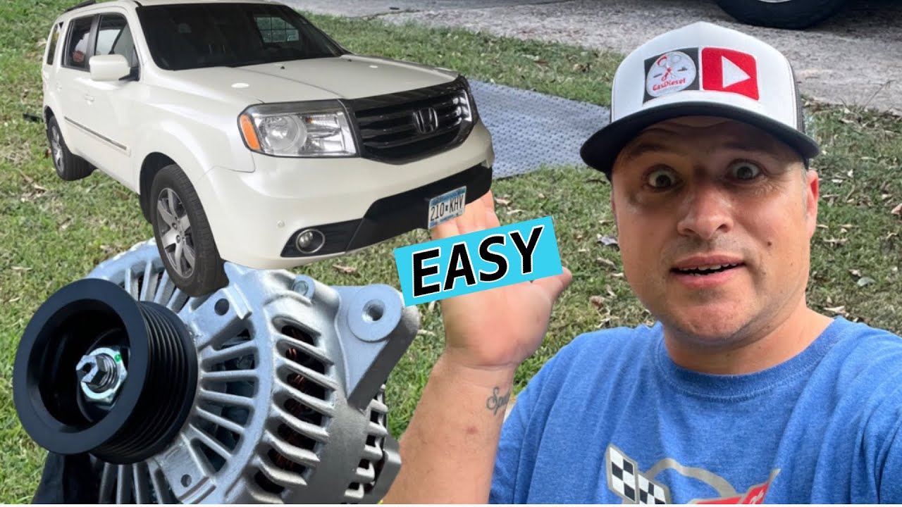 HOW TO DIAGNOSE AND REPLACE A HONDA PILOT 2009-2015 ALTERNATOR | #diy  | #howto | DENSO ALTERNATOR