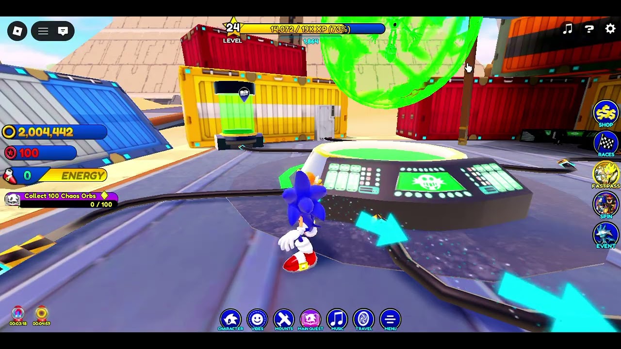 i become silver in Sonic Speed Simulator