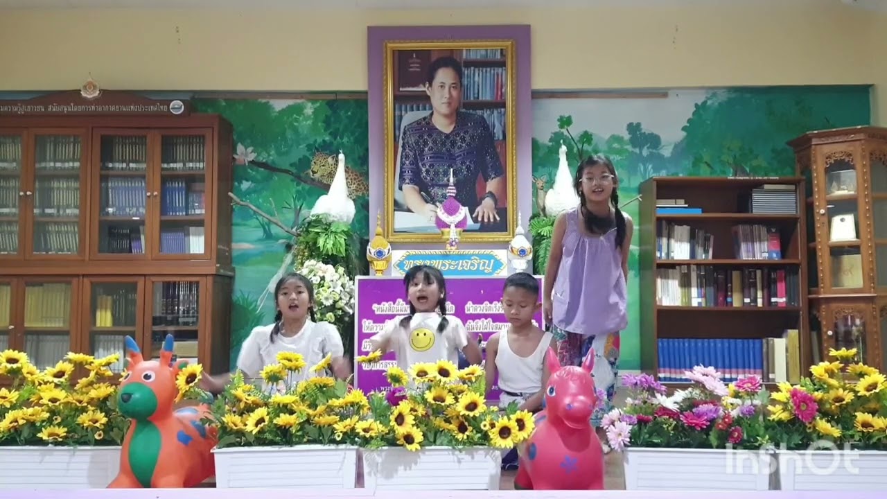 ละครภาษาจีน 狼来了 จากนักเรียนชั้น ป.3