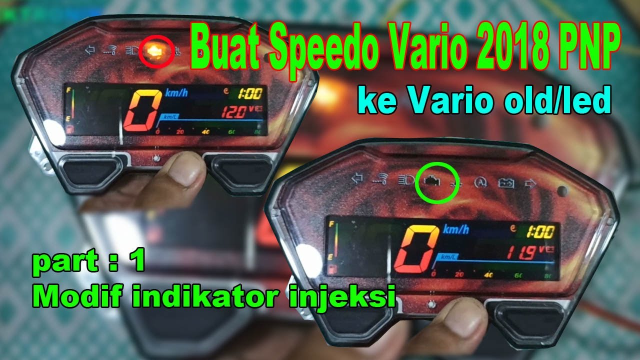Membuat Speedometer Vario 2018 PNP part. 1