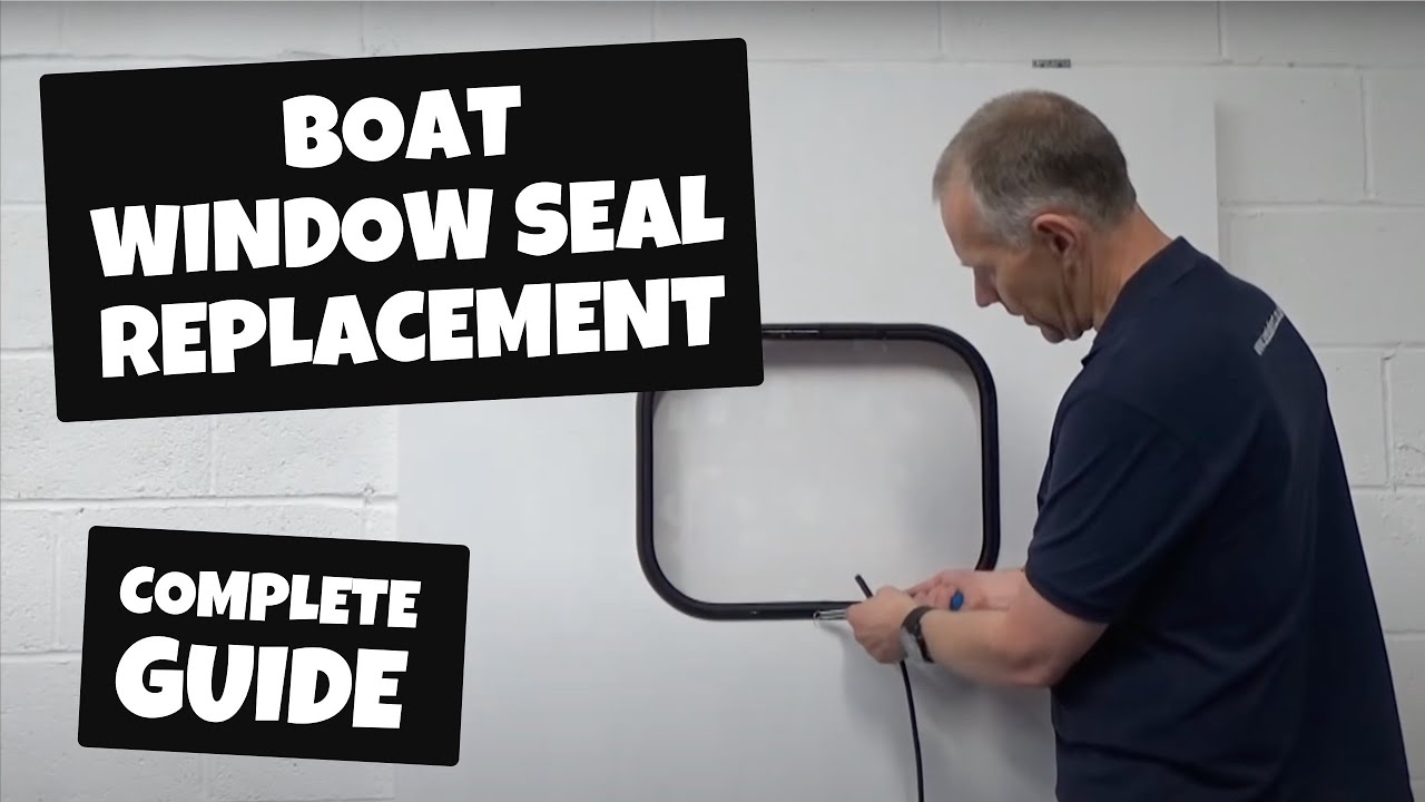 How to fit a boat window rubber using Claytonrite window rubber by Seals + Direct Ltd