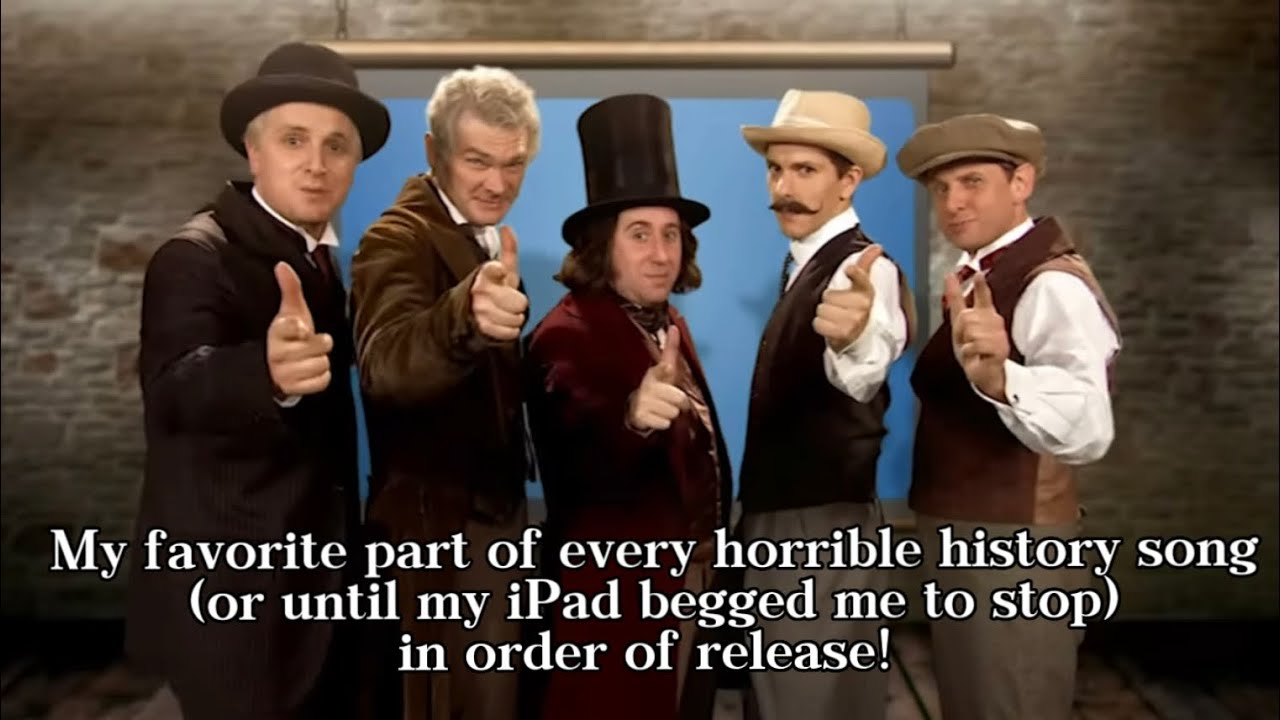 My favorite part of (almost) every original horrible histories song!
