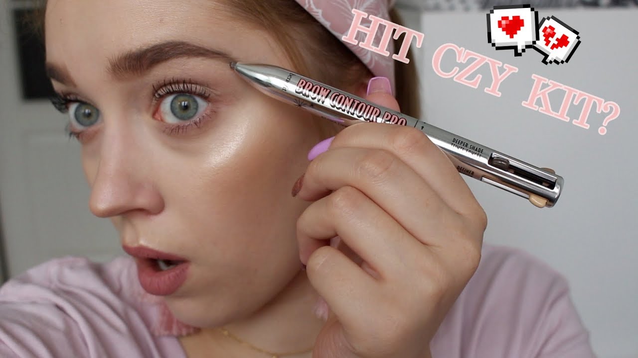 HIT CZY KIT? BROW CONTOUR PRO BENEFIT!!! TEST NA ŻYWO