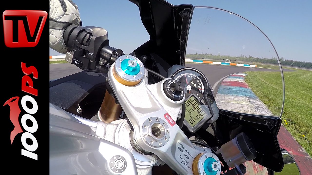 Aprilia RSV4 RF Onboard | Superbike Vergleichstest 2015