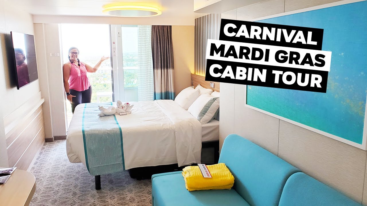 Carnival Mardi Gras Balcony Cabin Tour