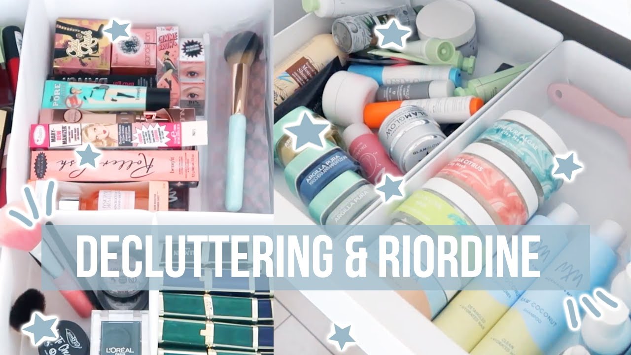 Decluttering e riorganizzazione della mia beauty collection