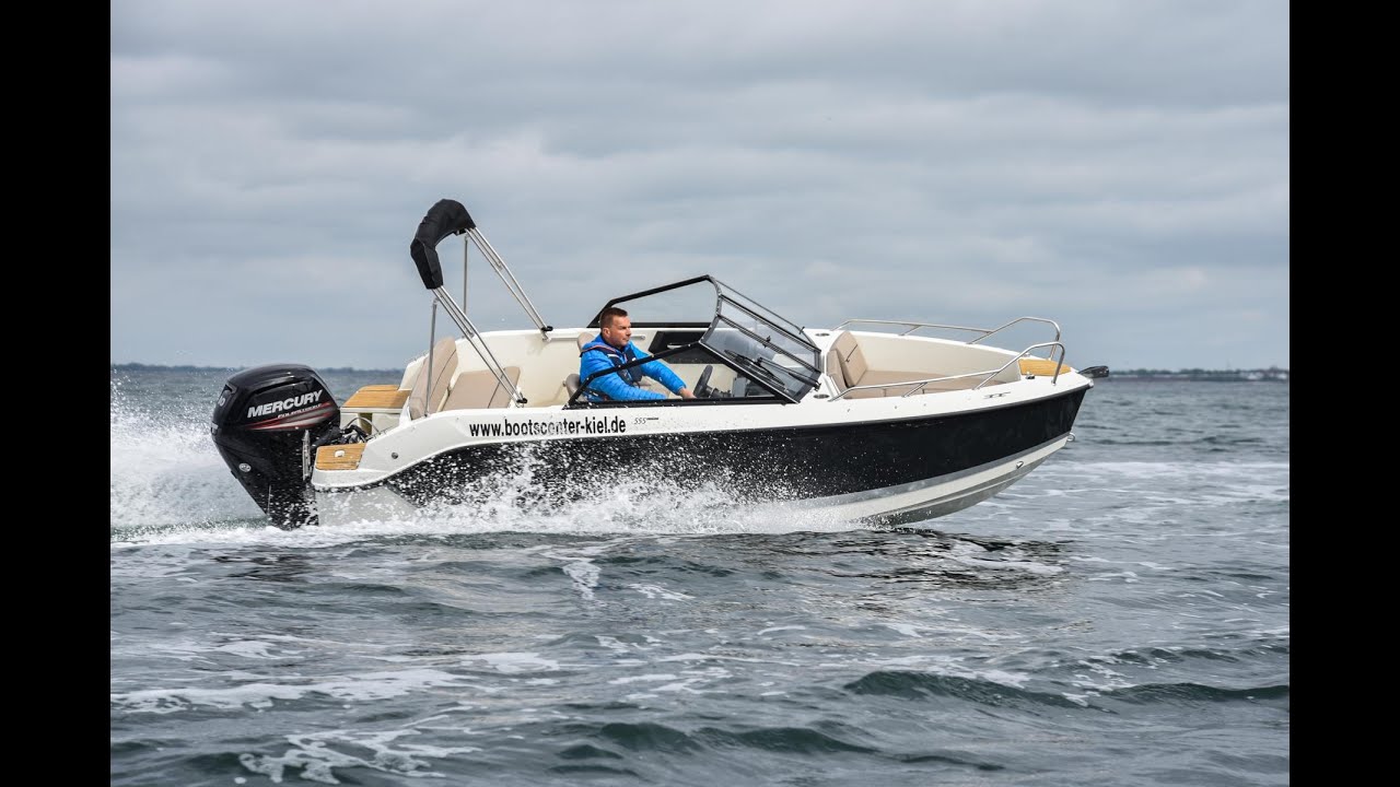 Quicksilver Activ 555 Bowrider Modell 2019 mit Mercury F 80 ELPT EFI -Bootscenter Kiel-