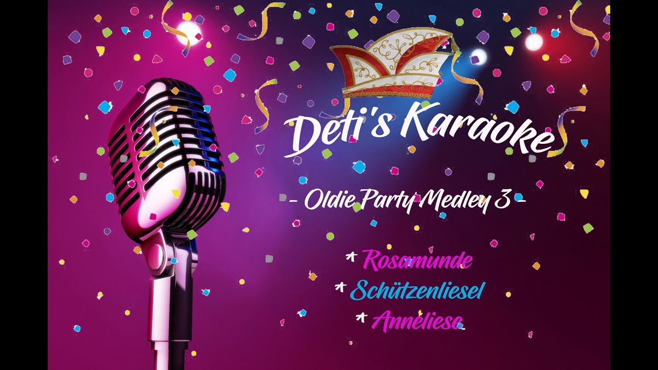 Oldie Party Medley 3 * Schunkelhits * Karaoke