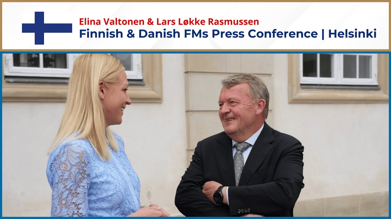 Finnish & Danish Foreign Ministers Hold Joint Presser in Helsinki | NATO, Ukraine, USA, Baltic