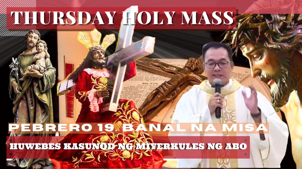 FILIPINO MASS TODAY TUESDAY || Febuary 19  ONLINE MASS  |  REV FR DOUGLAS BADONG