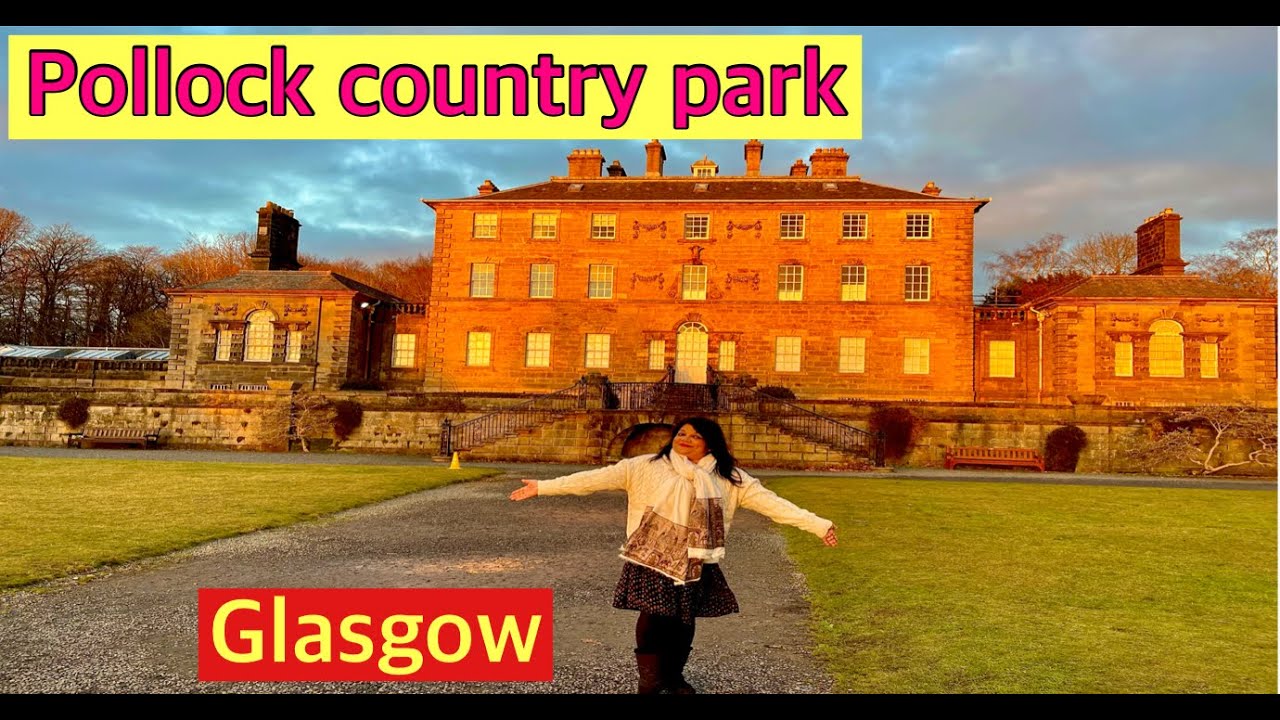 POLLOCK COUNTRY PARK| 2024 |Glasgow| Scotland| Highland Cow| Coo|Day Trip From Glasgow|Pollock House