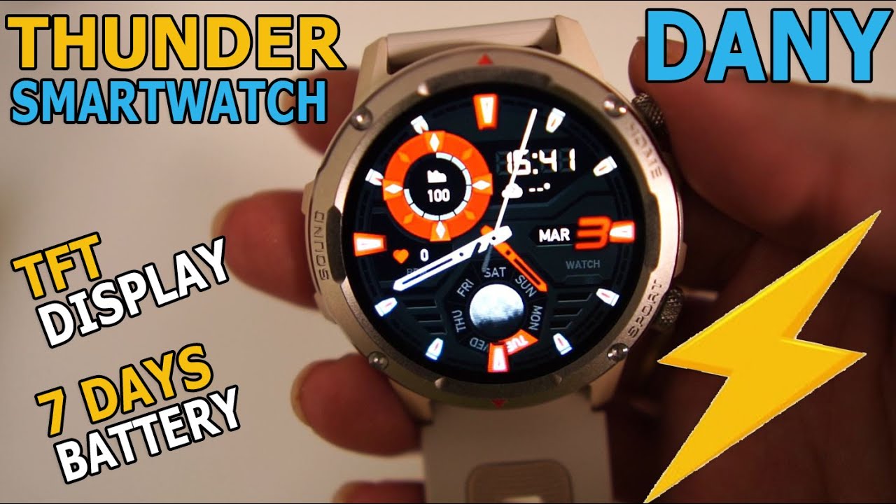 Dany Thunder ⚡ Smartwatch | Stylish & Durable