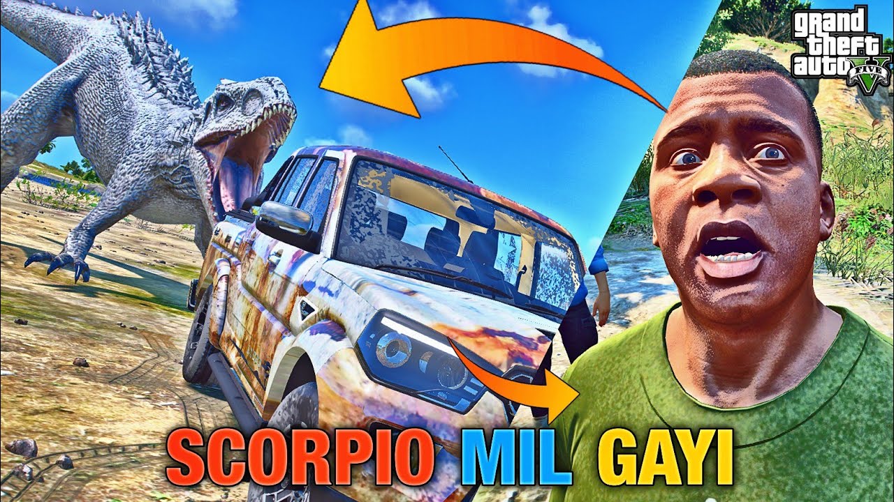 Socha Nahi Tha Jurassic Park Me Aisa Hoga 🤯  Scropio Restoration Ne Bach Liya 💪🤣 ( GTA 5 Mods)