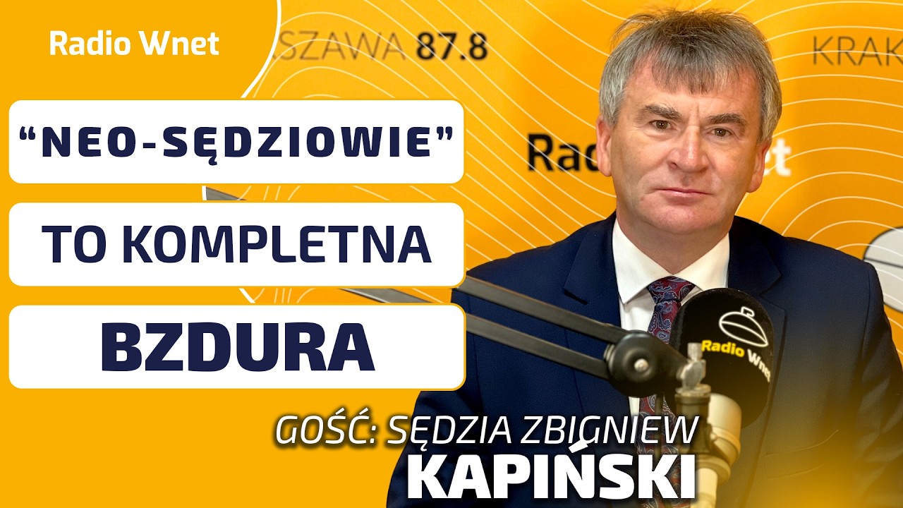 Sędzia Zbigniew Kapiński: Część sędziów stała się POLITYKAMI W TOGACH. To wbrew polskiemu prawu!