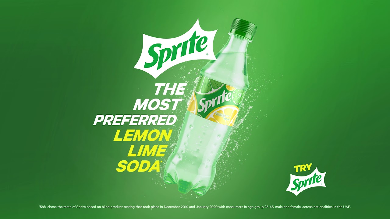 The most preferred lemon and lime soda. Try Sprite!
