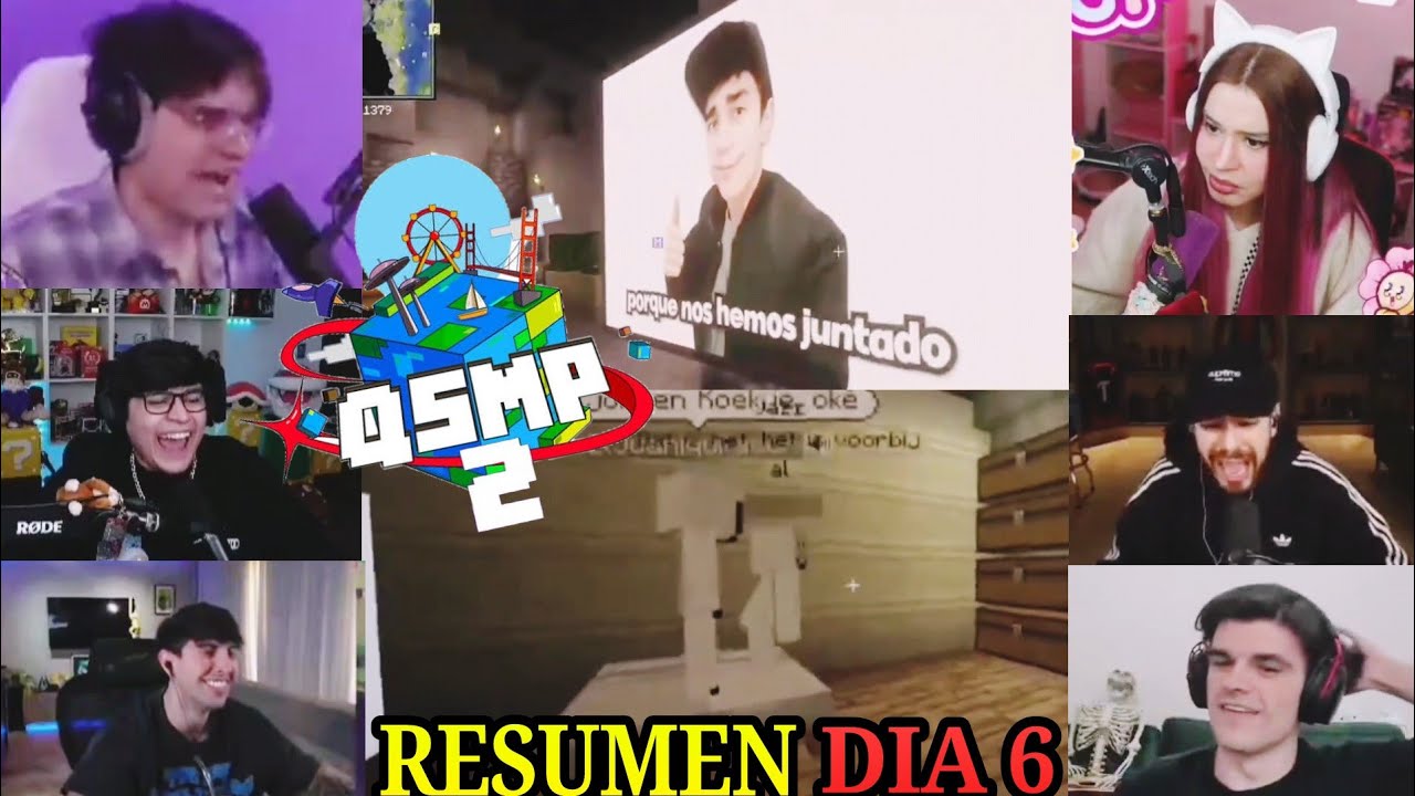 ¡QSMP 2! DIA 6 | ¡MEJORES CLIPS DIVERTIDOS! ¡ElMariana, Aldo, Juan, Vegetta, Foolish, Molly y más!