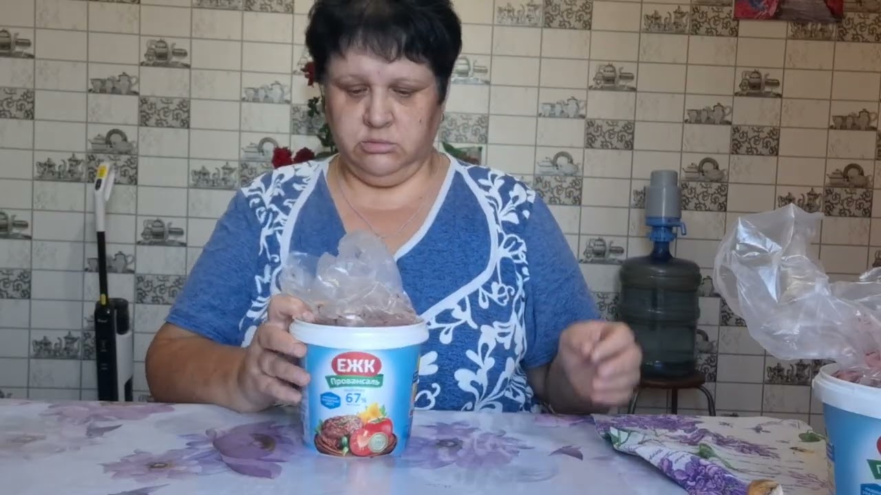 Видео в 2х частях Завожу тесто на булочки на поминальный обед. 