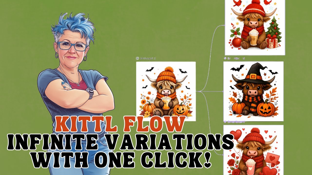 Kittl Flows: Turn One Sketch into a Dozen Designs in Seconds!