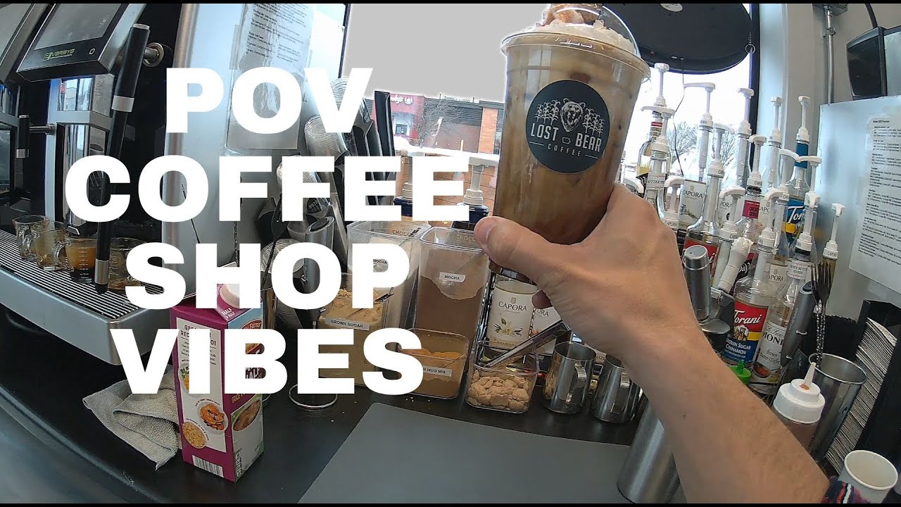 POV - Relaxing Barista Workflow Vibes at Drive Thru Shop