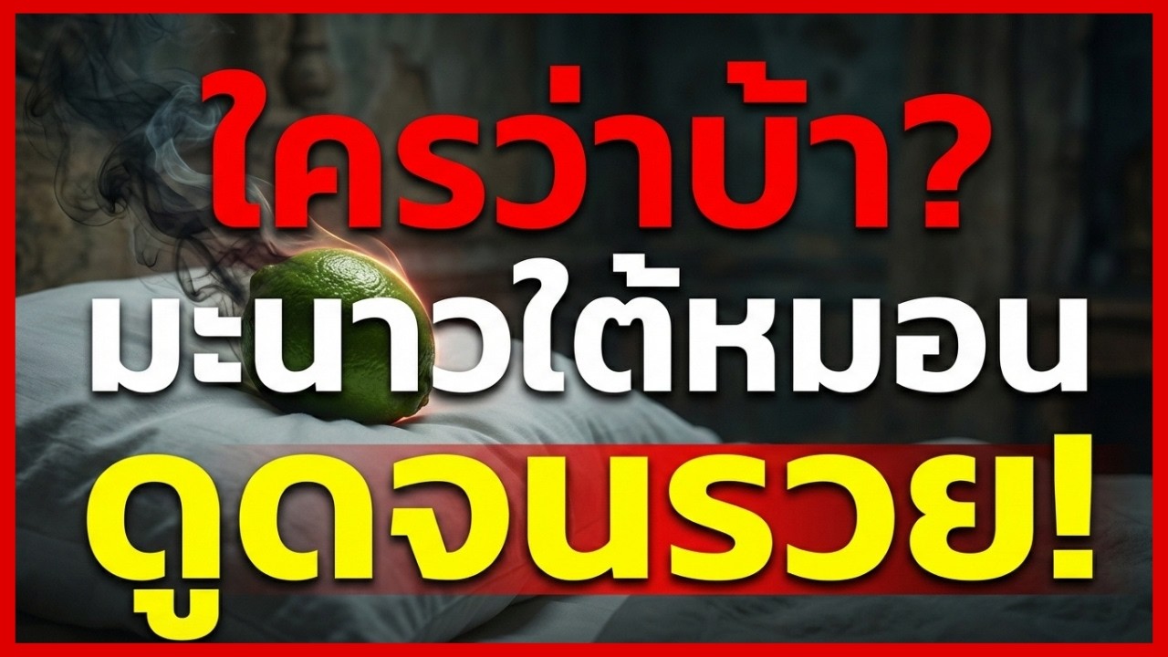 ใครว่าบ้า? ผลลัพธ์หลังลอง มะนาวไว้ใต้หมอน 7 วัน ล้างอาถรรพ์ชีวิตให้กลับมามีโชค