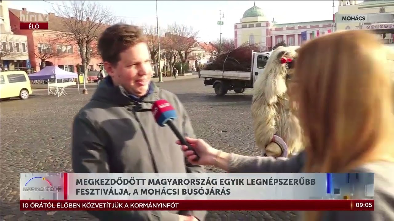 Megkezdődött Magyarország egyik legnépszerűbb fesztiválja, a mohácsi busójárás - HírTV