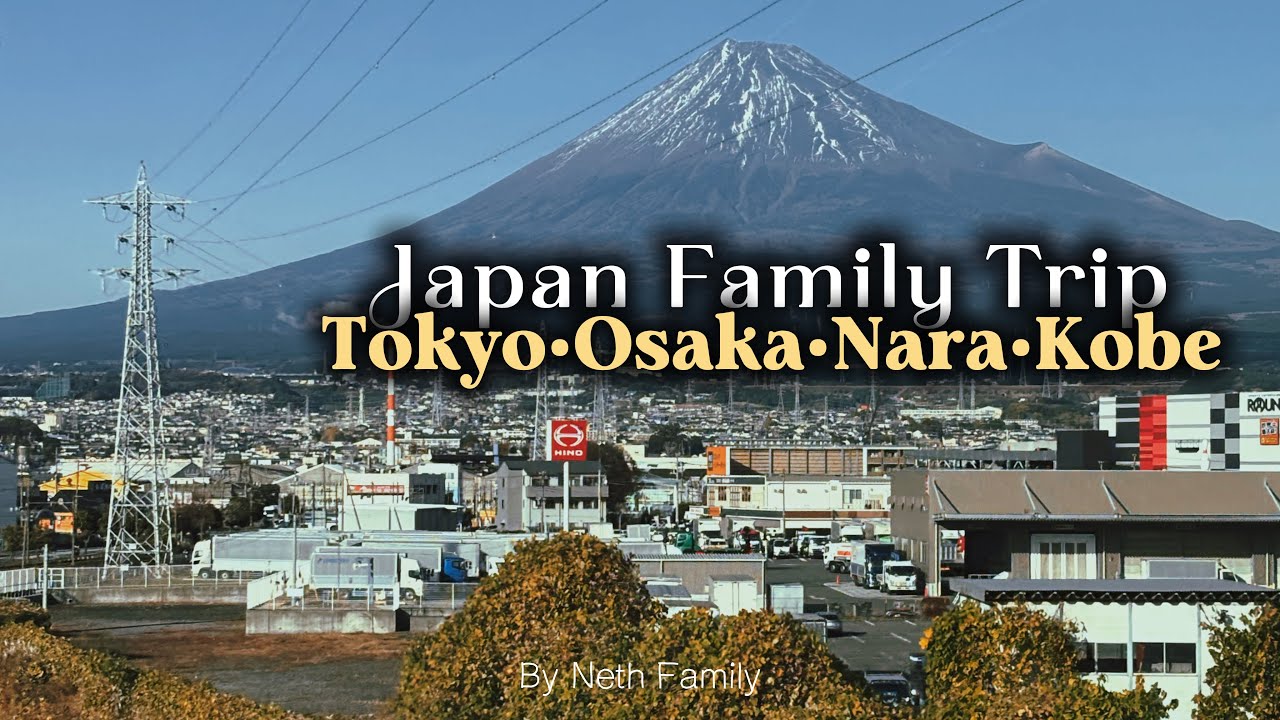 Japan Family Trip 🇯🇵 | Tokyo to Osaka, Nara & Kobe | Calm Moments