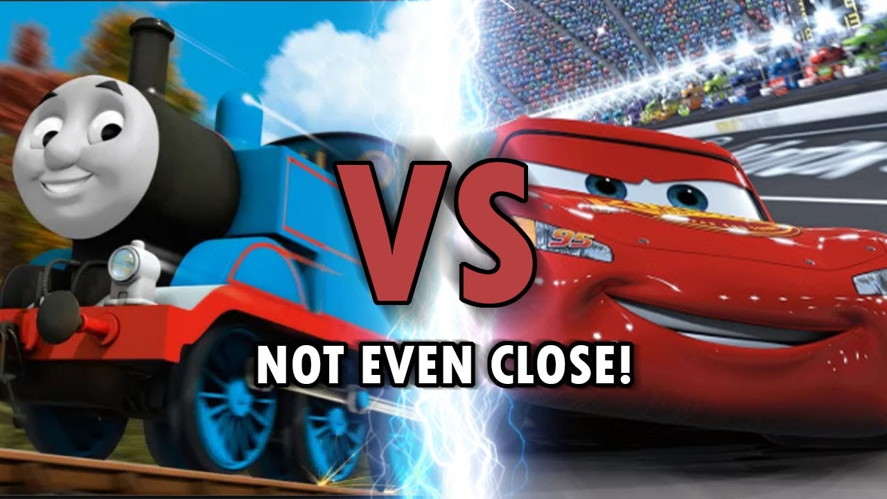 THOMAS THE TANK ENGINE VS LIGHTING MCQUEEN ISNT CLOSE!
