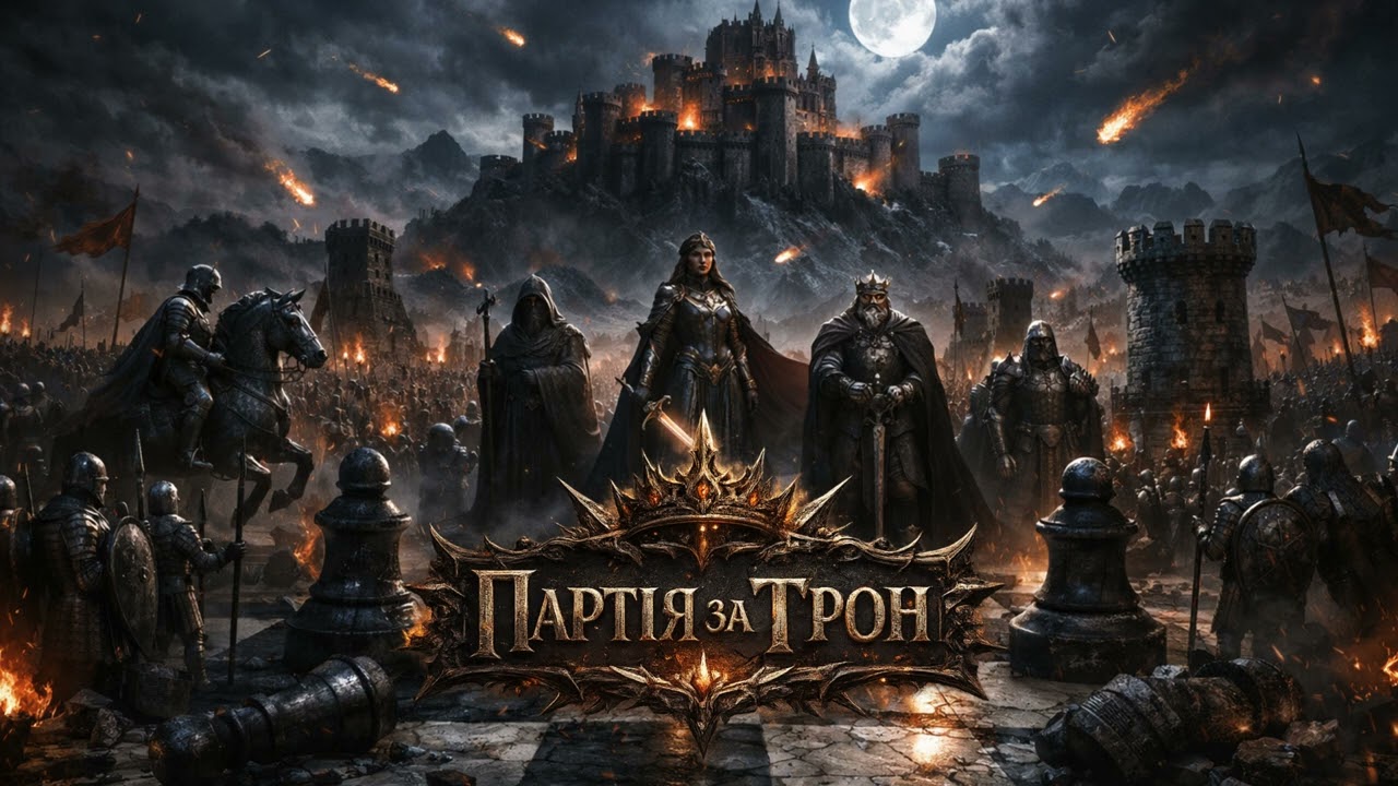 pushuk - Партія за Трон (Official Audio) #українськамузика  #фентезі #шахи #саундтрек #rockballads
