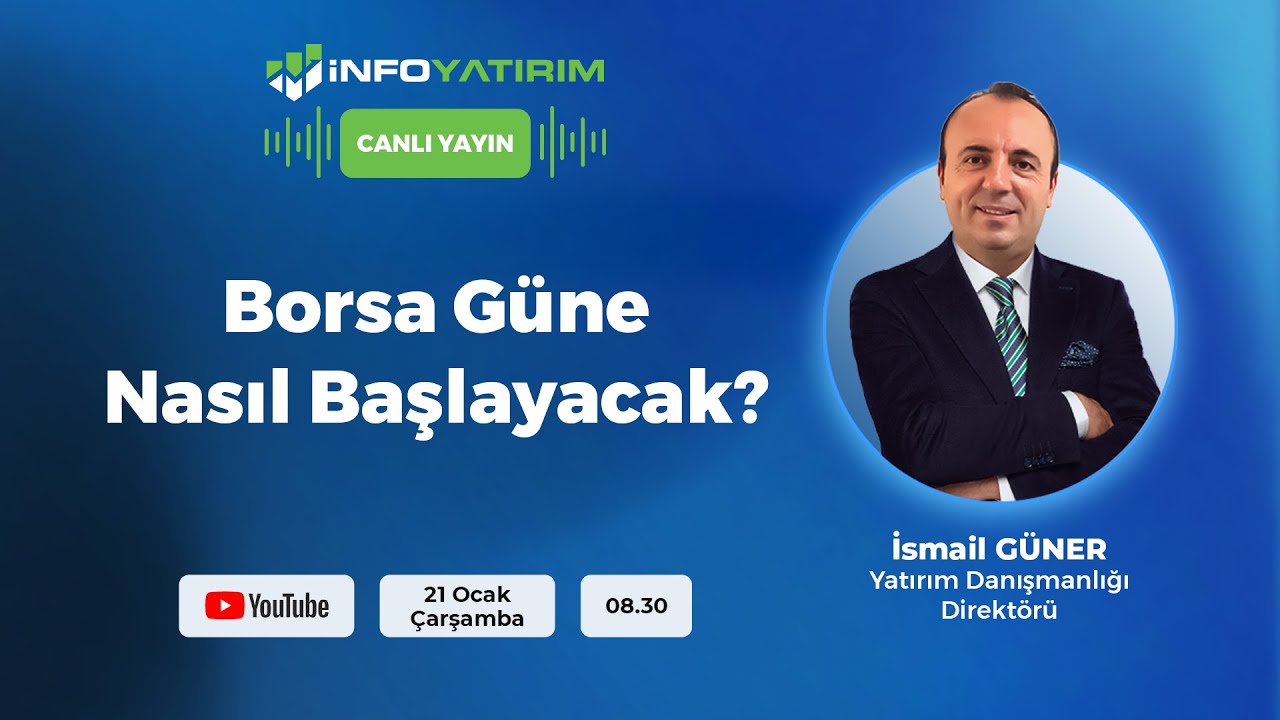 Borsa Güne Nasıl Başlayacak? I İsmail Güner Yorumluyor I İnfo Yatırım