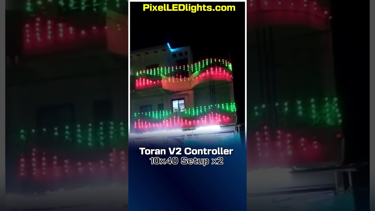 Pixel LED Toran #pixelled  #pixellight  #pixel  #lightdecor  #lightdecoration