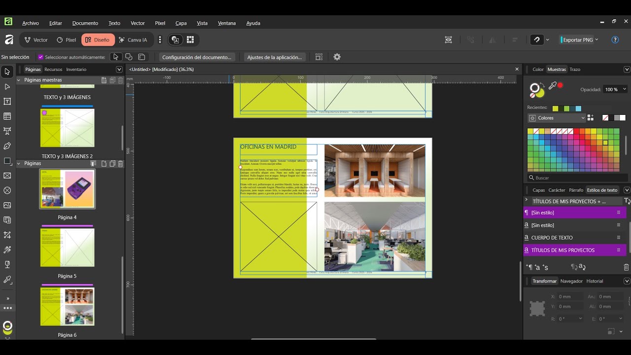 Affinity - Herramientas para diseño de Portfolio