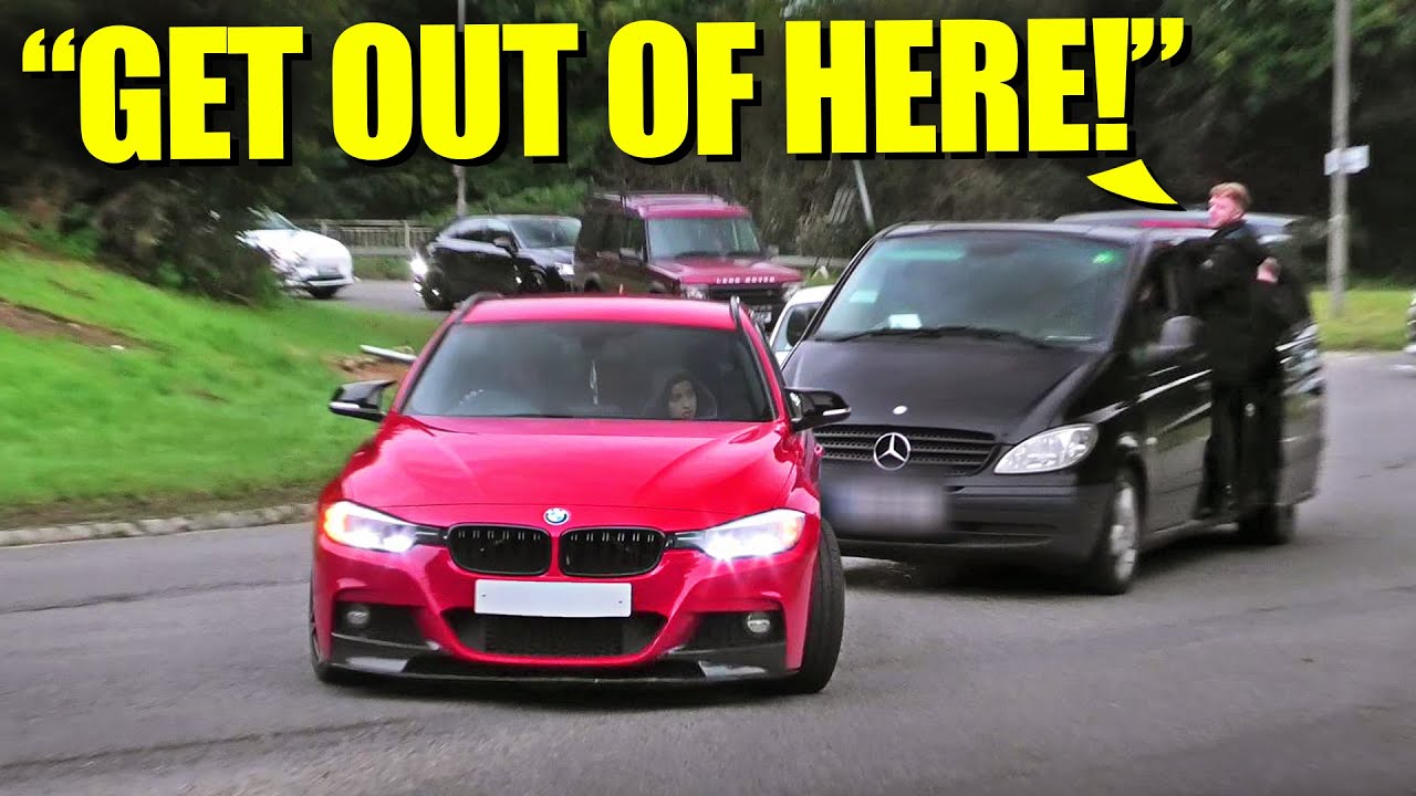 BMW Rear-Ended in WEIRDEST CRASH as Cars Arrive at a Show!