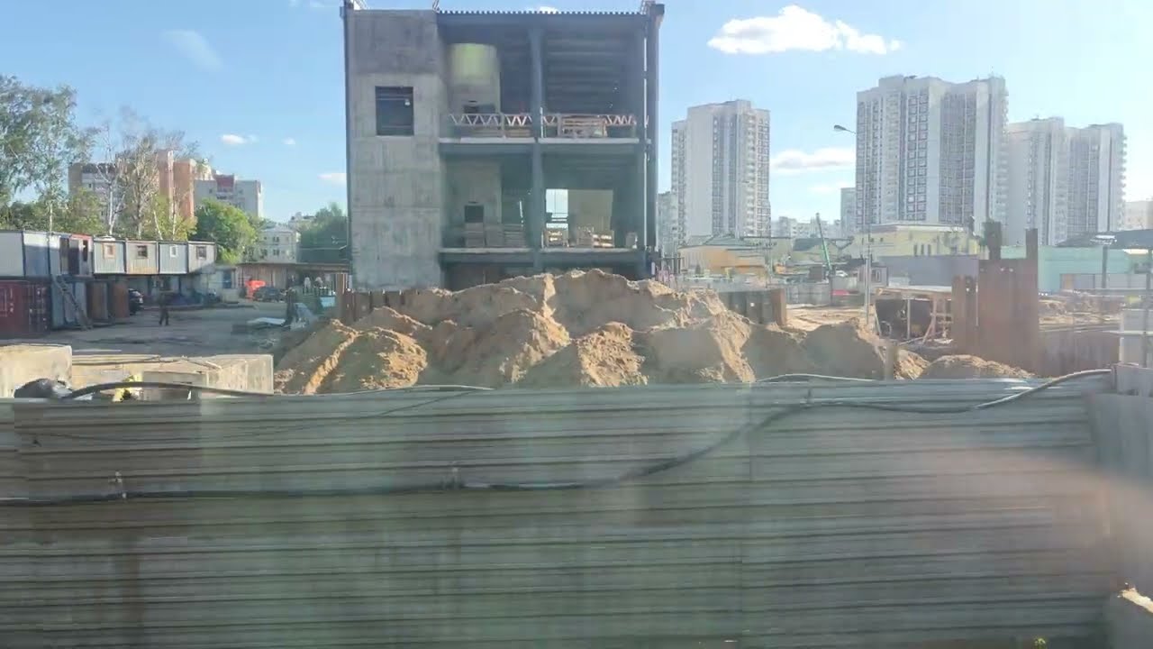 Курский вокзал - Серп и Молот МЦД4. Июль 2024 г.