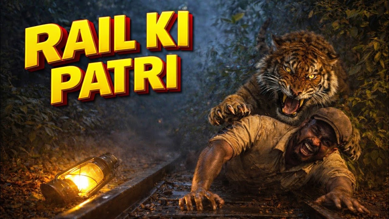 RAIL KI PATRI PART 3 FINAL.  BRITISH ERRA 1937 . #Tiger #story #jungle #animals #india #STORY SHORTS