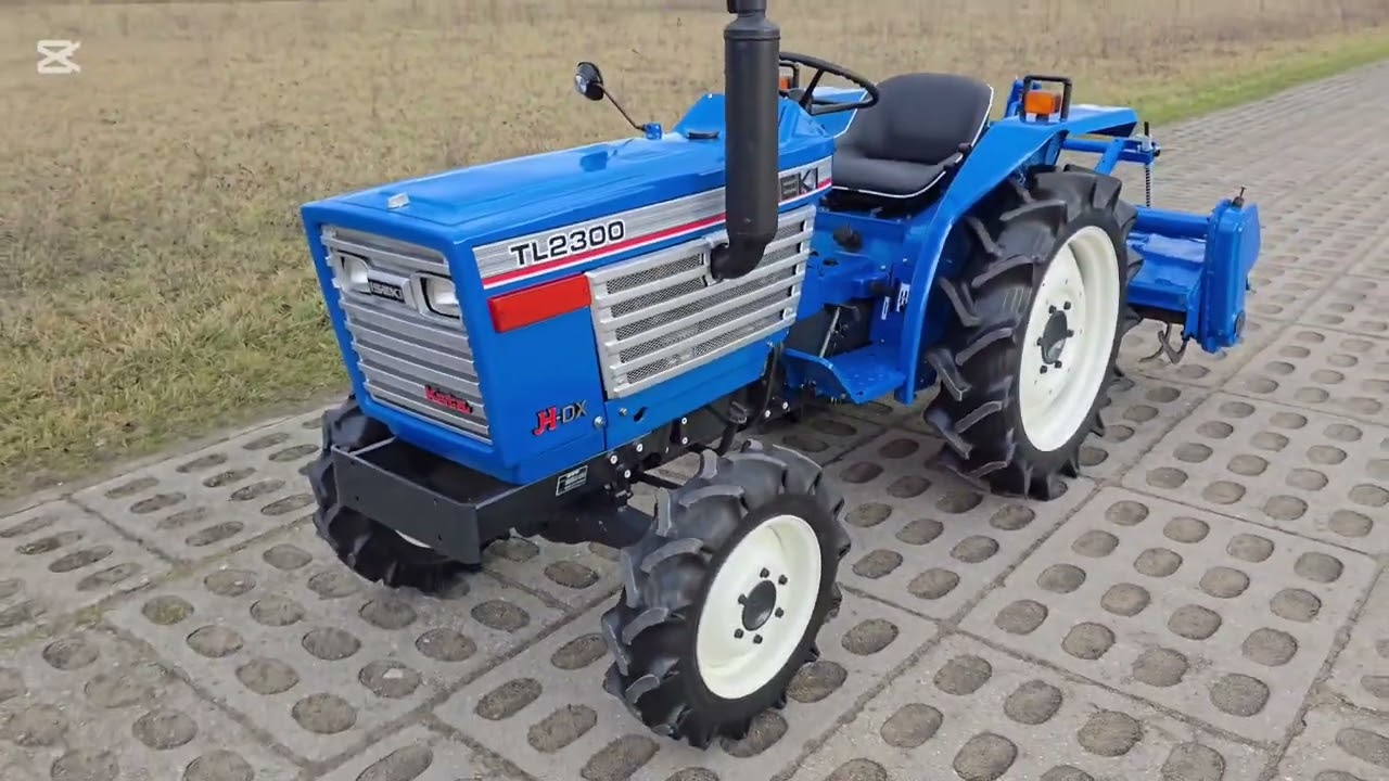 ISEKI TL2300 instrukcja obsługi, prezentacja modelu, jaki olej zalać do silnika i skrzyni.