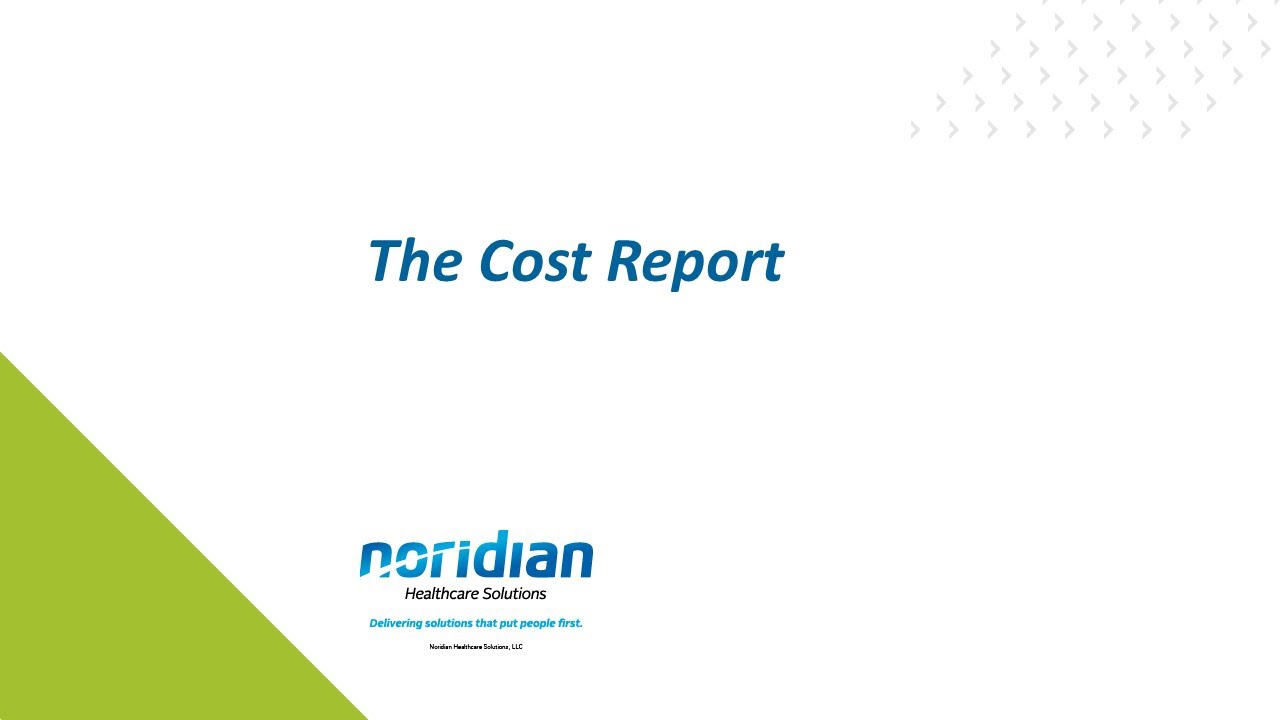 The Cost Report