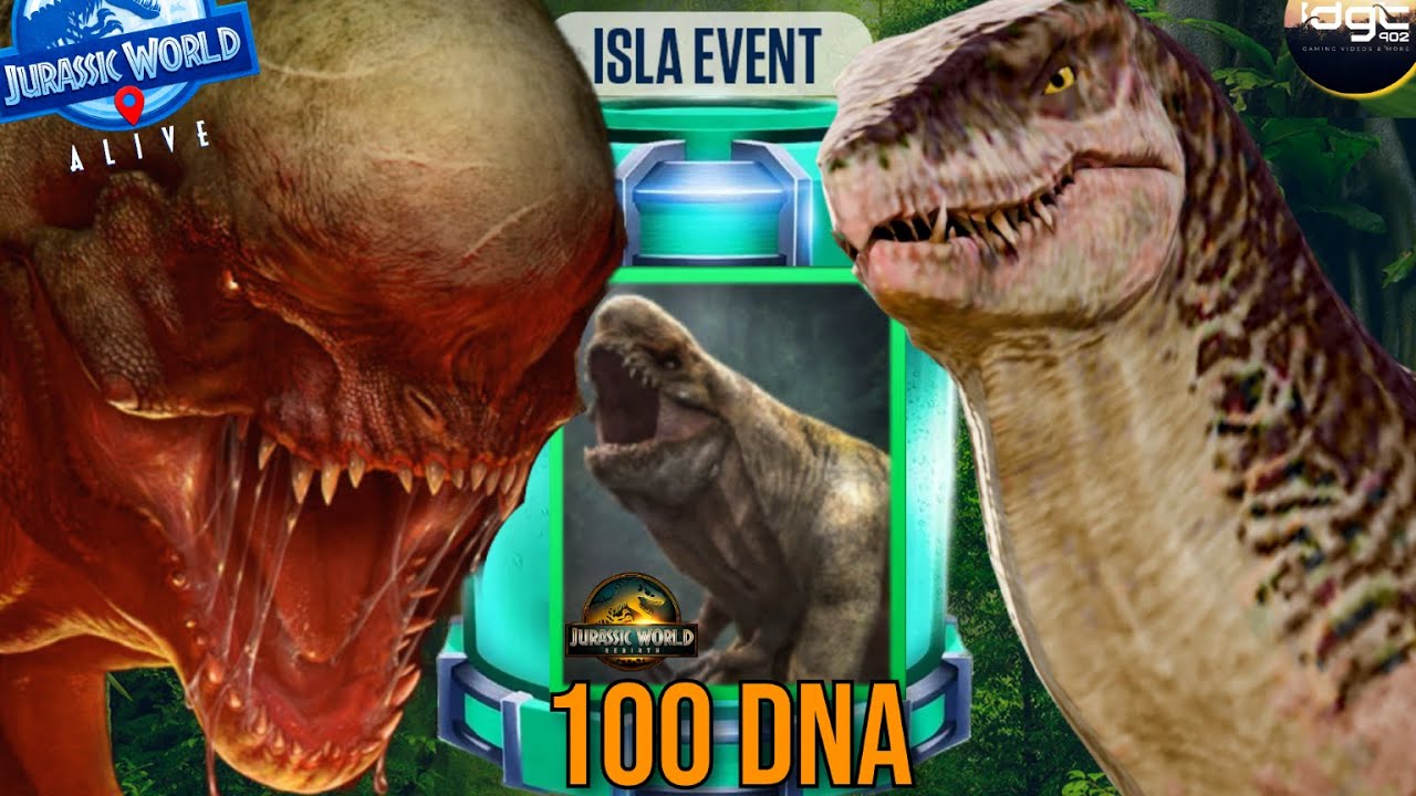 WIN 100 DISTORTUS REX DNA! Isla Event Full Playthrough |Jurassic World Alive