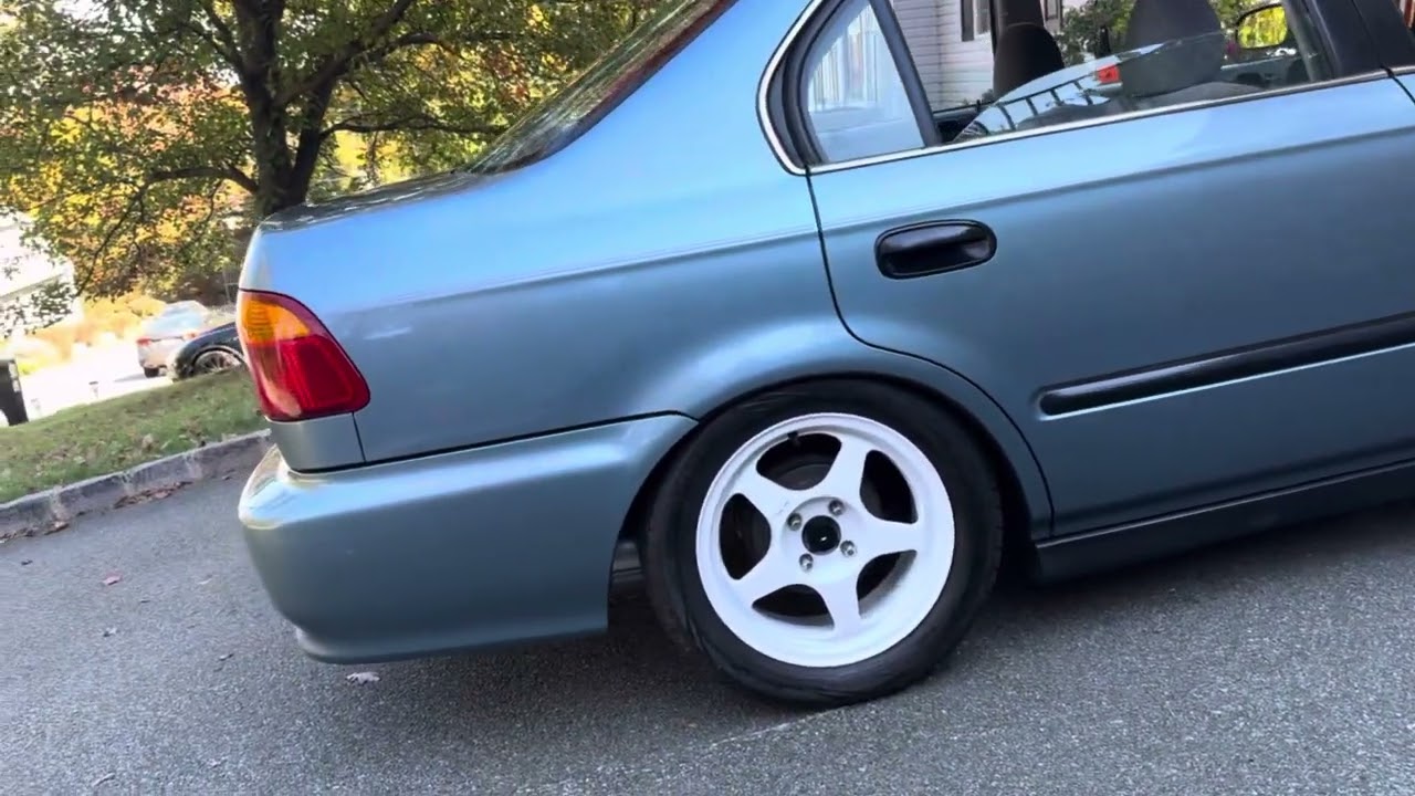 Civic ek sedan stance