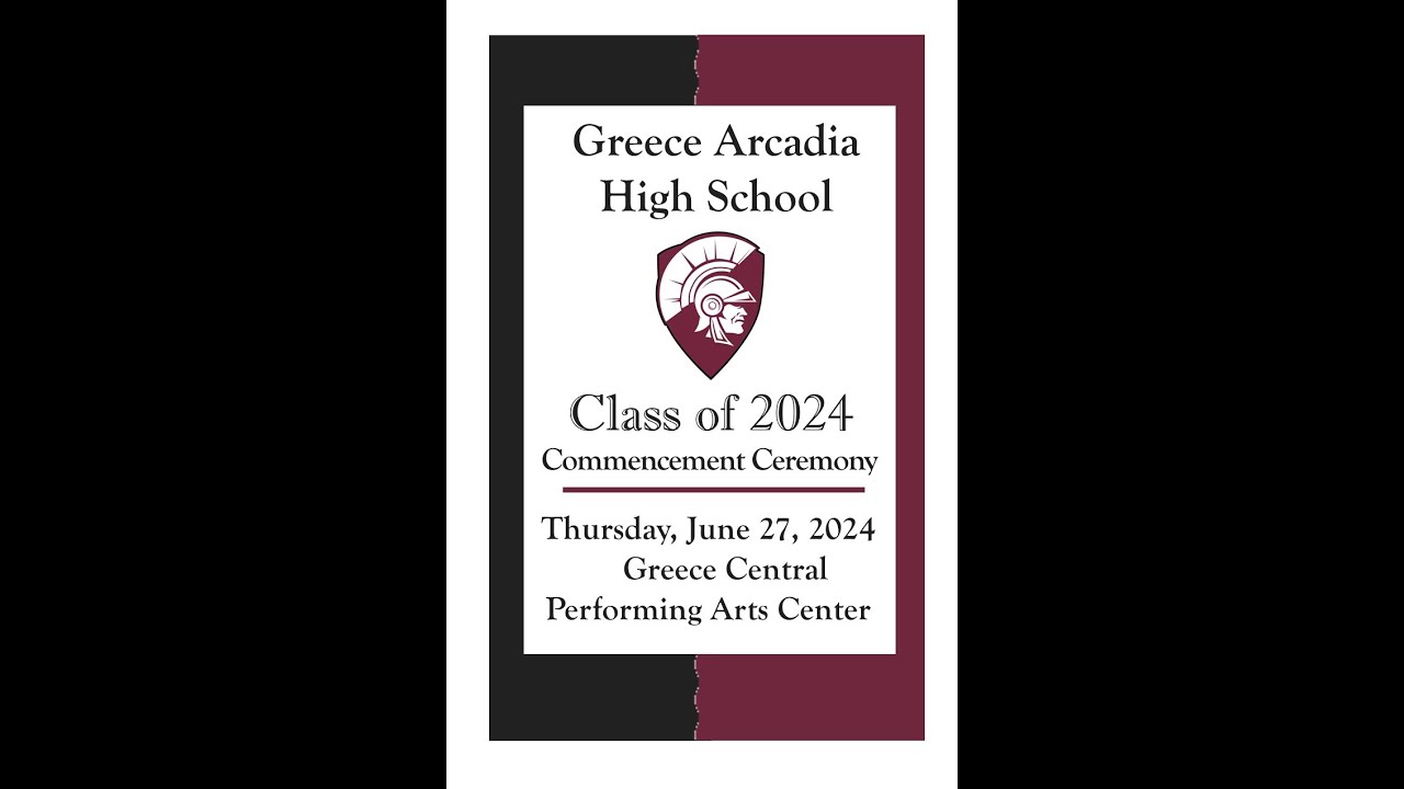 Greece Arcadia Commencement Ceremony - June 27th, 2024