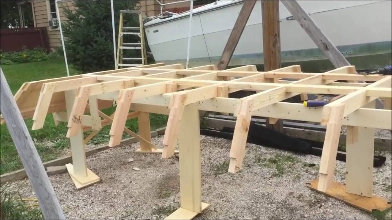 Building the Duck Barge boat - assembling the frames - 7